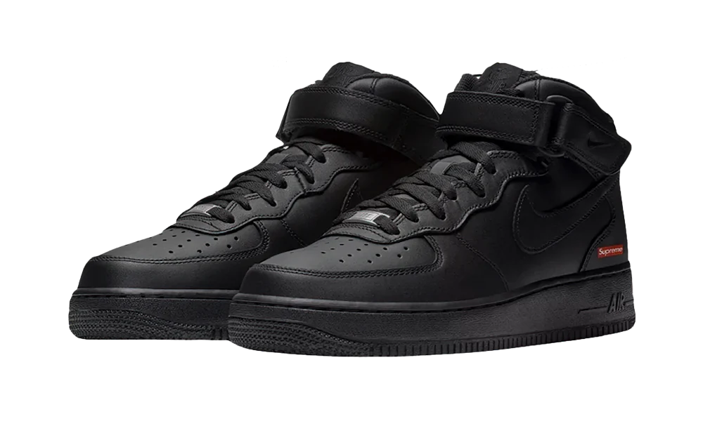 Supreme x Nike Air Force 1 Mid Black